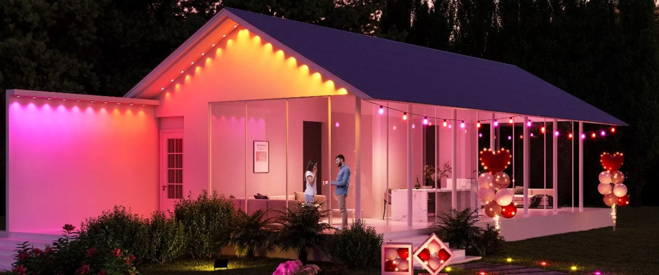 Melhor iluminação colorida externa para casa inteligente de 2023