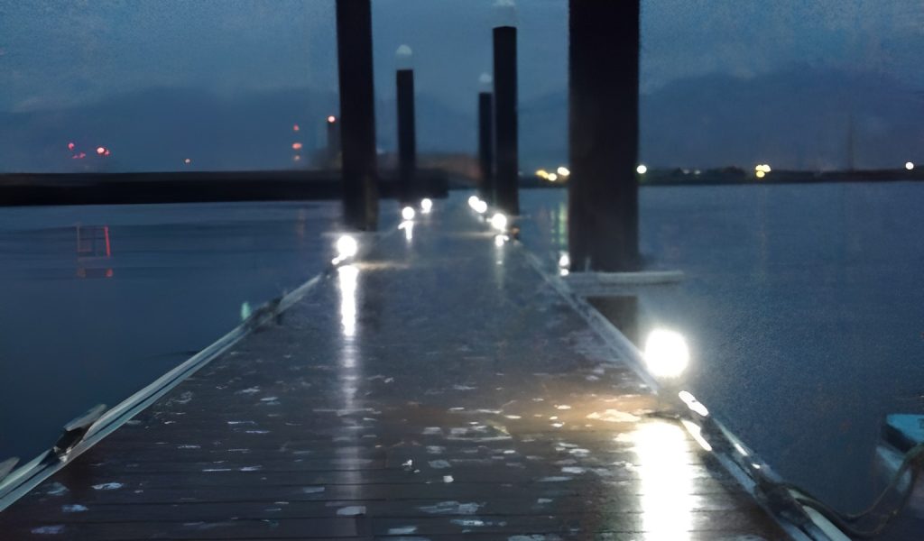 Marina ,jetty,dock Solar Bollard Lighting