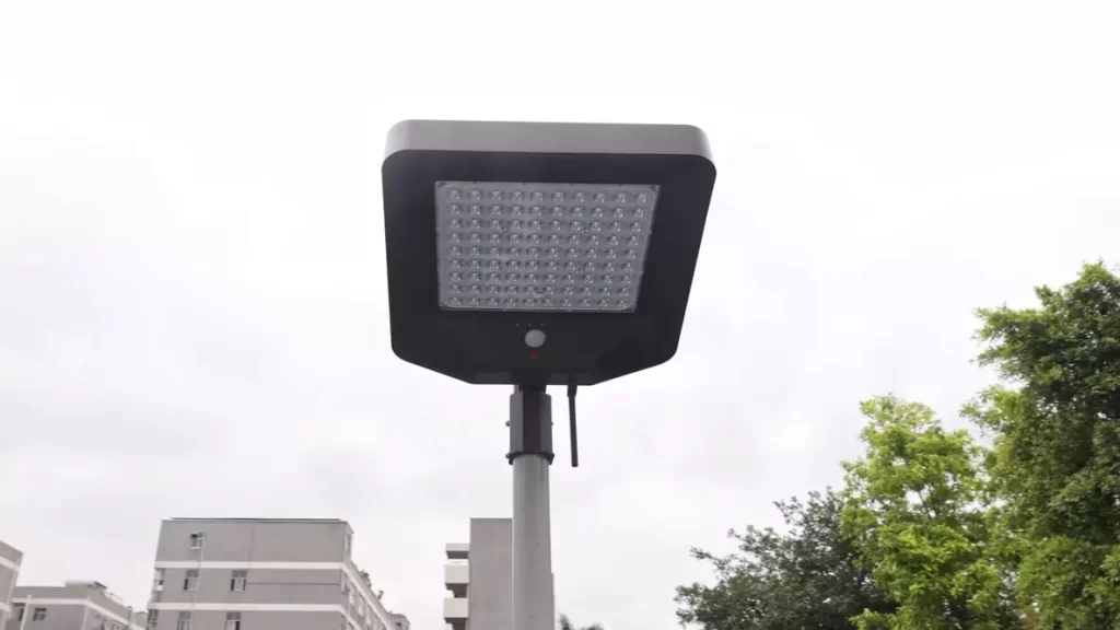 Luzes solares para área de caixa de sapatos